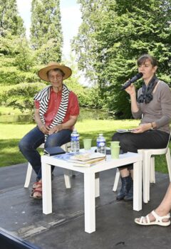 dans les coulisses de l'edition avec les editeurs de nouvelle aquitaine lors du festival litterature en jardin 2024